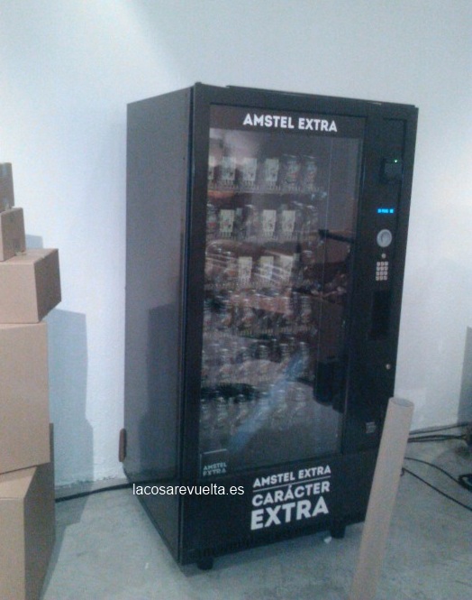 Premio Amstel. Maquina Vending